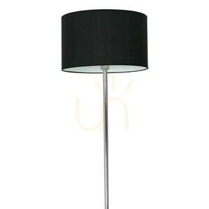 Lampa podłogowa Milagro Casino czarno-chromowana 1xE27, 155 cm small 2