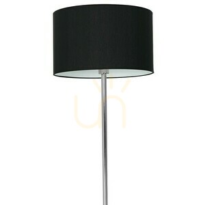 Lampa podłogowa Milagro Casino czarno-chromowana 1xE27, 155 cm small 3