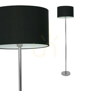 Lampa podłogowa Milagro Casino czarno-chromowana 1xE27, 155 cm small 0