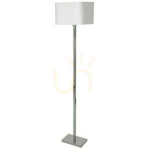 Lampa podłogowa Milagro NAPOLI biała / chrom 1xE27 150 cm ML6364 small 1