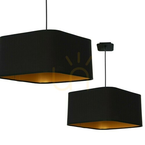 Sprawdź Lampa wisząca MiLAGRO NAPOLI ML6368 czarno-złota, 1 × E27, 40 cm