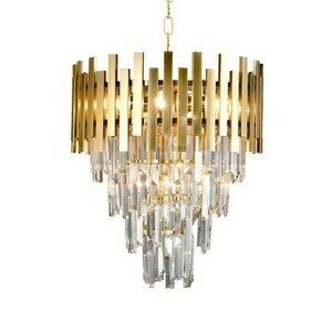 Kryształowy Żyrandol Aspen Ii Gold 6x E14 small 3