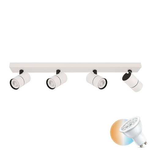 Sprawdź Reflektorek Italux Biały 4-punktowy GU10 LED SPL-2813-4B-WH
