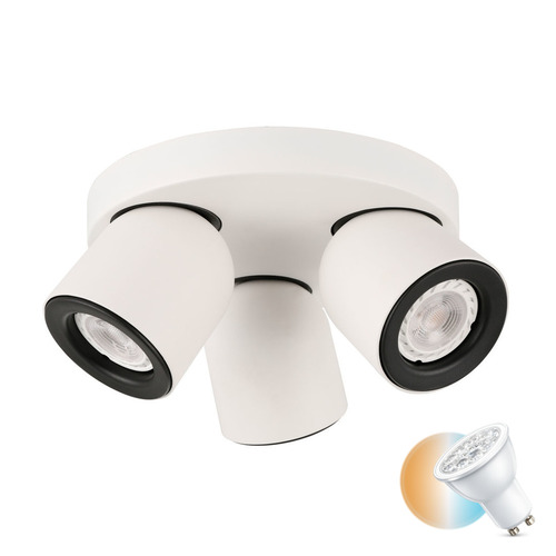 Sprawdź Reflektorek Italux Nuora biały 3-punktowy GU10 SPL-2855-3C-WH