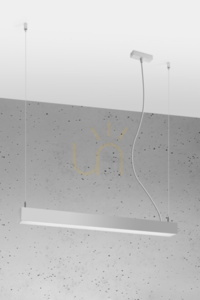 Lampa wisząca PINNE 67 szara 3000K  - THORO small 0