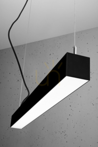 Lampa wisząca PINNE 67 czarna 4000K  - THORO small 5