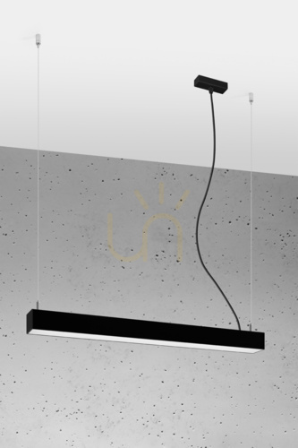 Sprawdź Lampa wisząca PINNE 67 czarna 4000K  - THORO