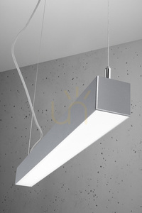 Lampa wisząca PINNE 90 szara 3000K  - THORO small 5