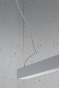 Lampa wisząca PINNE 90 szara 3000K  - THORO small 6