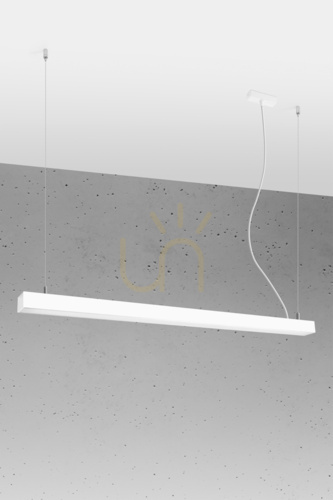 Sprawdź Lampa wisząca PINNE 117 biała 3000K  - THORO