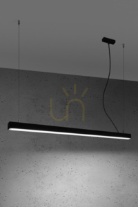 Lampa wisząca PINNE 117 czarna 4000K  - THORO small 1