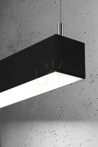 Lampa wisząca PINNE 117 czarna 4000K  - THORO small 4