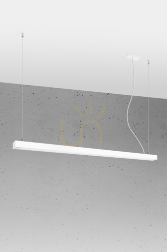 Sprawdź Lampa wisząca PINNE 150 biała 3000K  - THORO