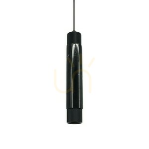 Lampa wisząca Milagro MARBLE Black ML6339 1xGU10, czarna z marmurem small 2