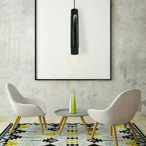 Lampa wisząca Milagro MARBLE Black ML6339 1xGU10, czarna z marmurem small 4
