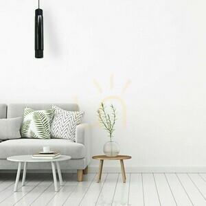 Lampa wisząca Milagro MARBLE Black ML6339 1xGU10, czarna z marmurem small 5