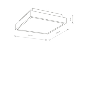 Plafon BASSA LED 9500 Nowodvorski small 1