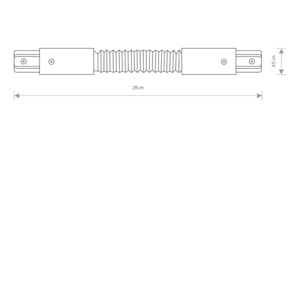 Akcesorium Do Szynoprzewodów PROFILE FLEX CONNECTOR 8383 Nowodvorski small 1