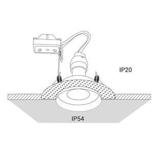 Downlight do zabudowy ECHO 8372 Nowodvorski GU10 czarny, otwór Ø8 cm small 3