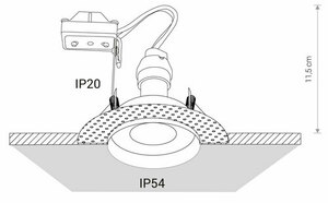 Downlight do zabudowy ECHO 8372 Nowodvorski GU10 czarny, otwór Ø8 cm small 5