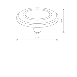 REFLECTOR LENS LED, GU10, ES111, 9W 9214 Nowodvorski small 1