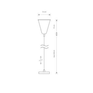 Akcesorium Do Szynoprzewodów PROFILE SUSPENSION KIT 9460 Nowodvorski small 1