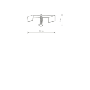 Akcesorium Do Szynoprzewodów PROFILE RECESSED FIXING SET 8805 Nowodvorski small 1