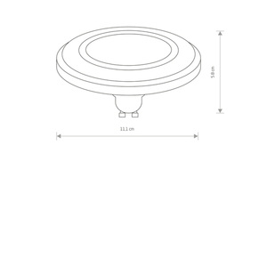 REFLECTOR DIFFUSER  LED, GU10, ES111, 9W 9344 Nowodvorski small 1