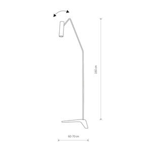 Lampa podłogowa Nowodvorski EYE SUPER I 6506 czarna GU10 R50 small 2