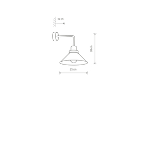 Kinkiet Nowodvorski CRAFT 9151 czarny stal loft E27 small 1