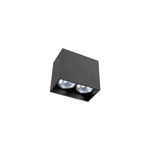 Sprawdź Lampa natynkowa GAP BLACK 9384 czarna 2xGU10 Nowodvorski
