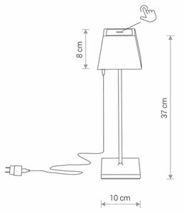 Lampa Ogrodowa MAHE LED 8397 Nowodvorski small 1
