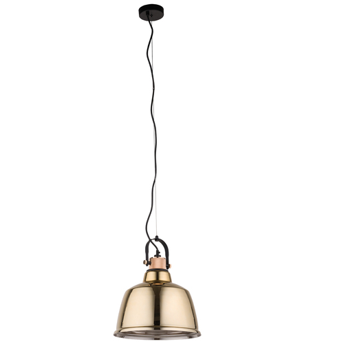Sprawdź Lampa wisząca Nowodvorski AMALFI L 8381, złota, klosz Ø30 cm, E27