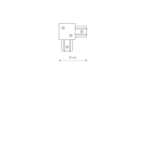 Akcesorium Do Szynoprzewodów PROFILE RECESSED L CONNECTOR 8971 Nowodvorski small 1