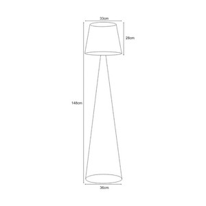 Lampa podłogowa K-4643 z serii SOUL BLACK small 1