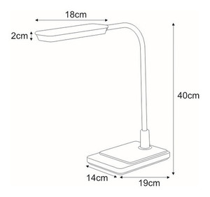 Lampka biurkowa K-BL1027 czarna z serii IKA small 1