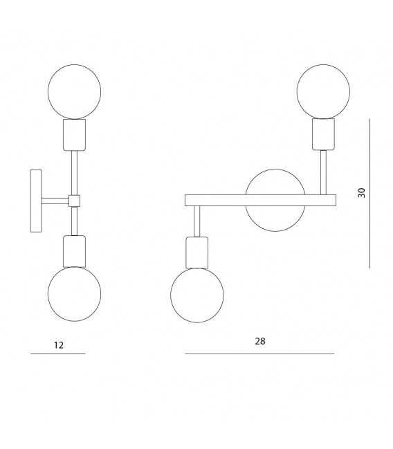 Zobacz Kinkiet Ramko ALTA czarny 2xE27 LED 67771 Kinkiet Ramko ALTA czarny 2xE27 LED 67771