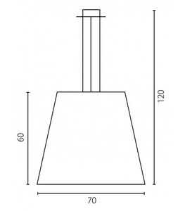 Żyrandol Ramko BELL 3xE27 70 cm 67559 small 2