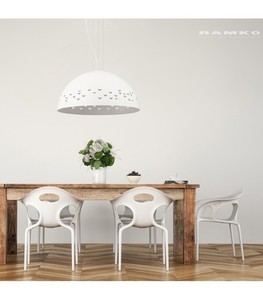 Żyrandol Ramko BLUM biały 3xE27 LED 50 cm SKU 66755 small 1