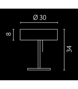 Lampa stołowa Ramko Kapri palisander 3xG9 67441 small 1