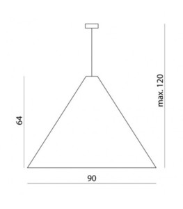 Żyrandol Ramko MONT 90 3xE27 LED 90 cm SKU 66230 small 2