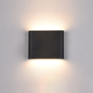 Kinkiet zewnętrzny Italux czarny LED 6W IP54 PL-206B small 0