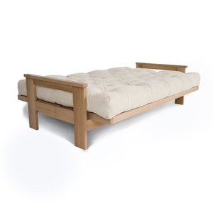 Sofa rozkładana WoodMan MEXICO kremowa, drewno bukowe, SKU 100619 small 1
