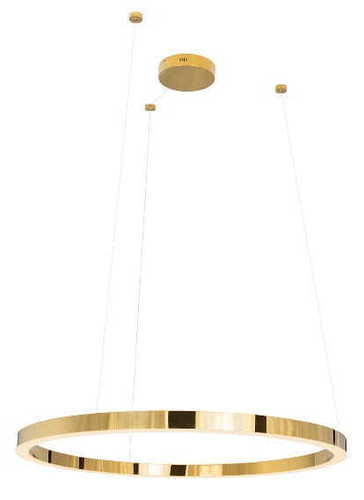 Sprawdź Lampa wisząca Max Light Luxury P0370D złota LED 110 cm