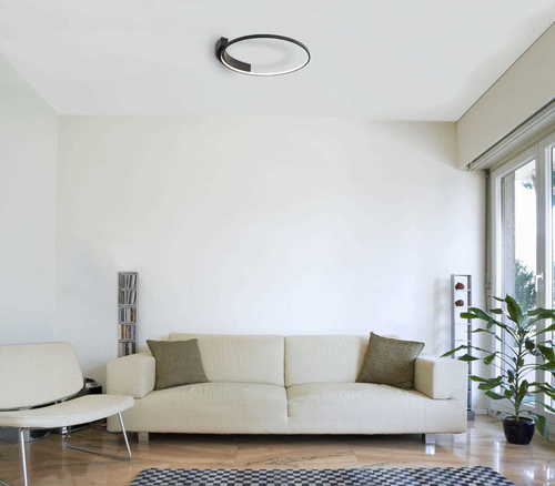 Sprawdź Plafon LED Max Light Velvet C0199 czarny 40 cm 25W 3000K