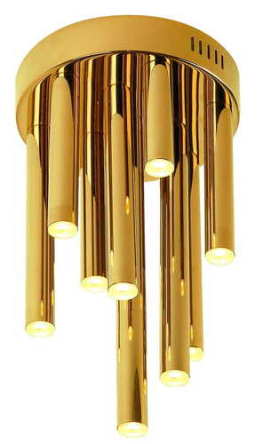 Sprawdź Plafon Max Light Organic C0197D złoty LED 10x1W 20 cm