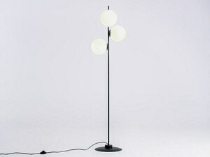 Czarna lampa podłogowa CustomForm BOBLER LP048BOBLFL-02 3×E27 155 cm small 0