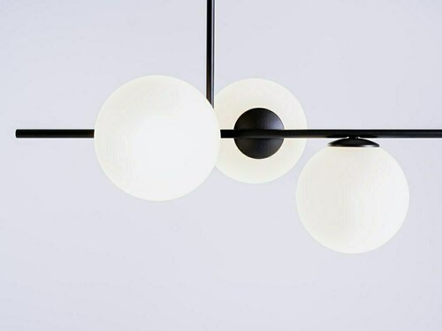 Sprawdź Lampa wisząca CustomForm BOBLER Horizontal, czarna, 3 × E27