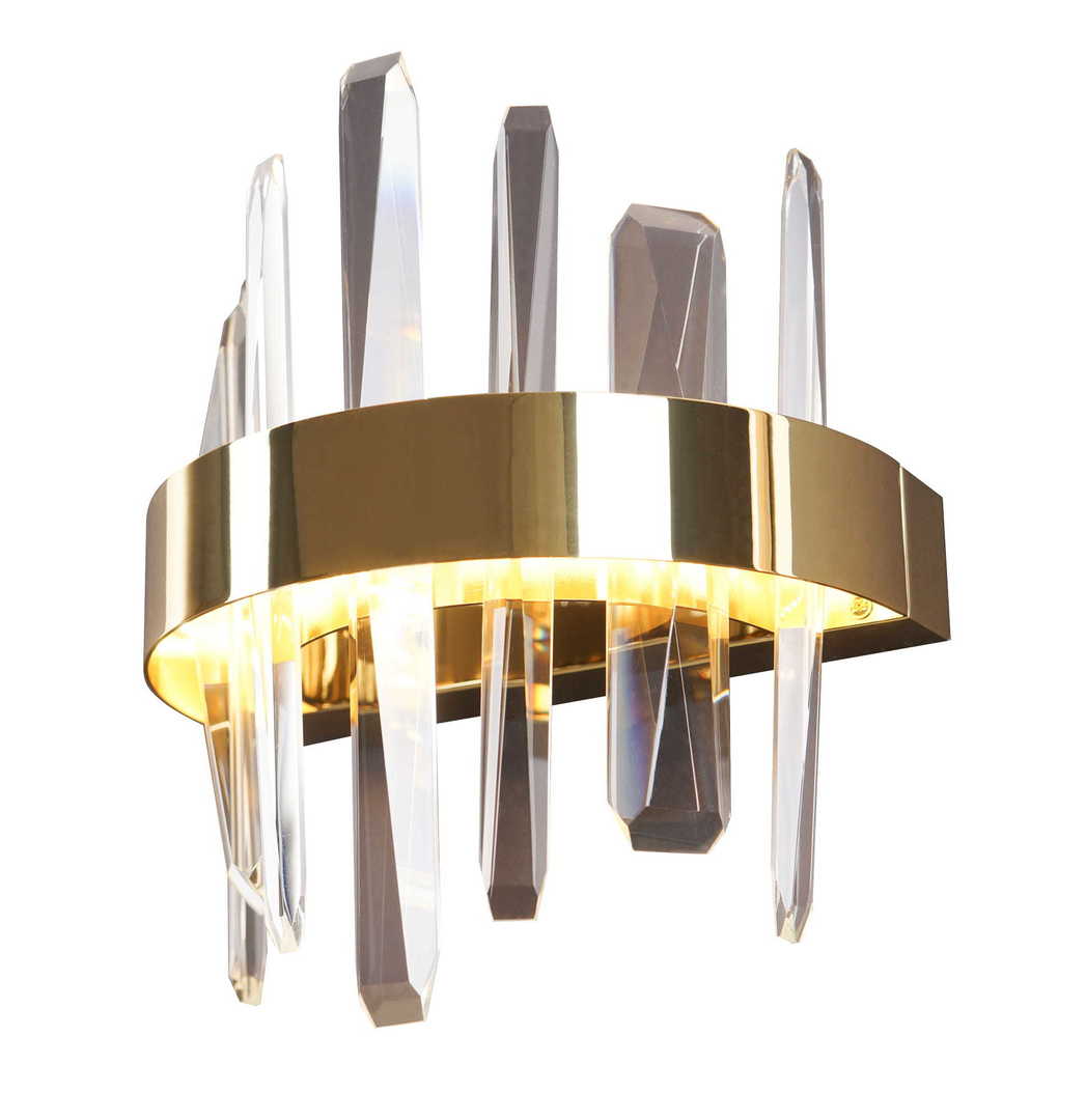 Zobacz Kinkiet Max Light Prince W0287 złoty LED 12W 25x30 cm Kinkiet Max Light Prince W0287 złoty LED 12W 25x30 cm