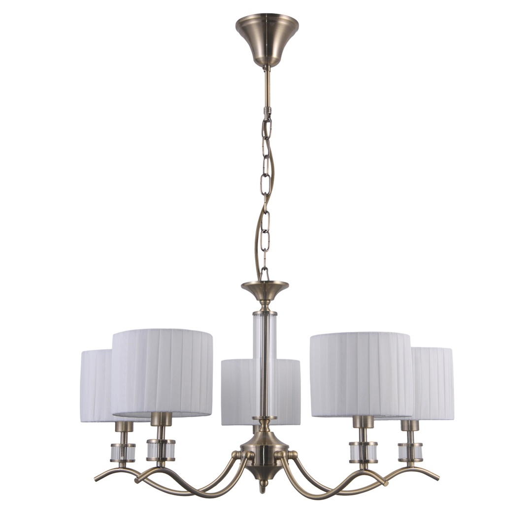 Sprawdź Lampa Wisząca Italux Ferlena 5xE14 Brązowa Biała Tkanina PND-28343-5 Lampa Wisząca Italux Ferlena 5xE14 Brązowa Biała Tkanina PND-28343-5
